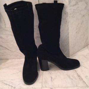 Ralph Lauren 9 Black suede slouch boot NWOT